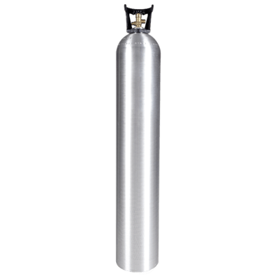 Beverage Elements 50 lb CO2 cylinder aluminum new