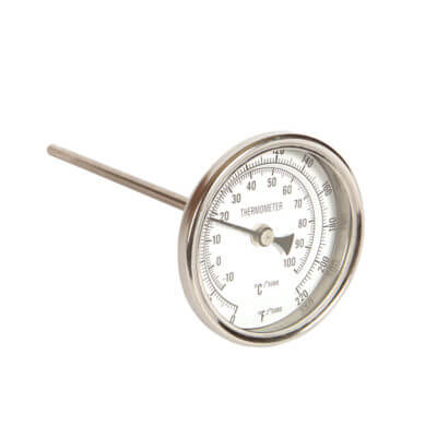 Beverage Elements bimetal dial brewing thermometer long stem