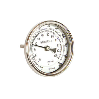 Beverage Elements bimetal dial brewing thermometer short stem