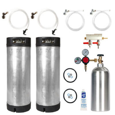 Beverage Elements Dual Keg Kegerator Kit KIT11