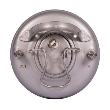 Ball Lock Keg Single Handle - Top