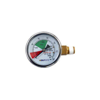 Beverage Elements Taprite High Performance 0-2000 PSI CO2 Regulator Gauge