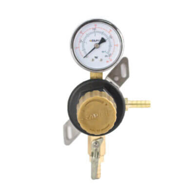 Single Gauge Secondary Beer CO2 Regulator